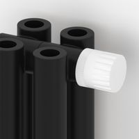 Отопительный радиатор Сунержа Эстет-00 EU50 1800х315 7 секций Матовый чёрный арт-31-0322-1807 — фото 2, Радиаторы отопления