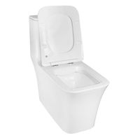 Унитаз-моноблок AZARIO STOUN 405х750х780 напольный, безободковый, в комплекте с сиденьем дюропласт микролифт, белый арт-AZ-1109 — фото 3, Напольные унитазы