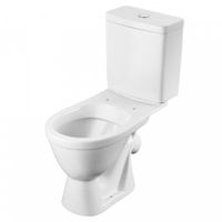 УНО Унитаз-компакт,косой вып.,2-х реж.,арм., сид.п/п с сис. soft-close САНТЕК 1WH501613 — фото 1, Напольные унитазы