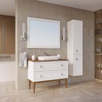 Товар: Зеркало Каталина 100 "White" 12083 - фото 2 Зеркало Каталина 100 "White" 12083 — фото 2, Зеркала в ванную комнату