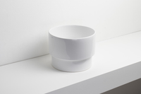 Раковина SIMAS PO-MO накладная или полувстраиваемая сверху без отверстий цвет белый PO03 — фото 2, Раковины накладные