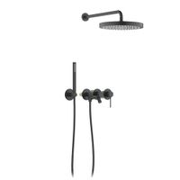 Душевая система встроенная Timo Saona SX-2348/03SM черный — фото 1, Встраиваемые душевые комплекты