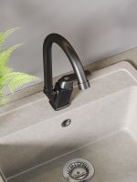 Товар: OneLife смеситель для кухни однорычажный полимерный, черный арт-P02-000b - фото 6 OneLife смеситель для кухни однорычажный полимерный, черный арт-P02-000b — фото 6, Смесители для кухни