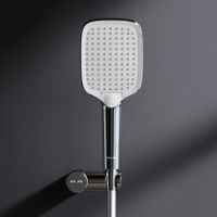 F0118F000 Func душ набор, шланг 1750мм, держатель ручного душа, ручной душ 103x257мм, 3 функции, хро — фото 3, Душевые гарнитуры