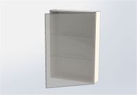 Зеркальный шкаф Aquanet Алвита 60 белый арт-00183994 — фото 7, Зеркальные шкафы в ванную