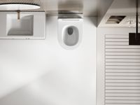 Унитаз ABBER Bequem AC1130 подвесной белый, безободковый, смыв торнадо — фото 5, Подвесные унитазы