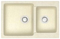 Товар: Кухонная мойка AZARIO Grand 765х500х190 двойная, искусственный мрамор, цвет бежевый арт-CS00079902 - фото 3 Кухонная мойка AZARIO Grand 765х500х190 двойная, искусственный мрамор, цвет бежевый арт-CS00079902 — фото 3, Кухонные мойки