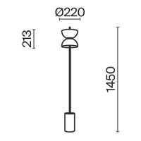 Напольный светильник (торшер) Maytoni арт-MOD178FL-L11G3K — фото 2, Торшеры