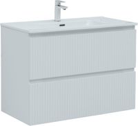 Тумба под раковину Aquanet Джейн (Flat) 90 белый матовый арт-00335425 — фото 9, Тумбы под раковину