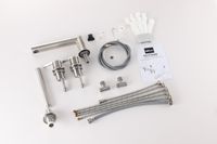 Товар: Смеситель ABBER Perfekte 316 AF8A13BST на борт ванны с лейкой, сталь брашированная - фото 2 Смеситель ABBER Perfekte 316 AF8A13BST на борт ванны с лейкой, сталь брашированная — фото 2, Смесители на борт ванны