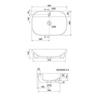 Товар: Раковина Scarabeo GLAM полувстраиваемая без перелива с одним отверстием цвет белый арт-1810 - фото 6 Раковина Scarabeo GLAM полувстраиваемая без перелива с одним отверстием цвет белый арт-1810 — фото 6, Раковины накладные
