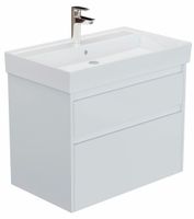 Тумба под раковину Aquanet Nova Lite 2.0 60 белый глянец 00346308 — фото 1, Тумбы под раковину