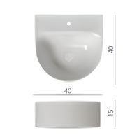 Товар: Раковина Scarabeo SKINNY накладная без перелива с одним отверстием цвет белый арт-5410 - фото 8 Раковина Scarabeo SKINNY накладная без перелива с одним отверстием цвет белый арт-5410 — фото 8, Раковины накладные