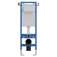 Комплект 3в1 IBERICA BLANCA инсталляция SILENCIO MINI, унитаз BURGOS ALTO белый, кнопка смыва INOX-S золото матовое (IB.001M.BRA.234.1603) — фото 2, Комплекты унитаз + инсталляция