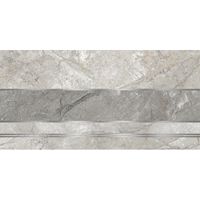 Декор Этна D1 широкая полоса серый 30х60 (5шт) СК000045071 — фото 1, Декоративные элементы