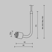 Комплектующие для систем освещения с токоведущими элементами Technical CA024PL-P-B — фото 2, Комплектующие для освещения