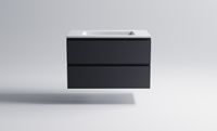 Товар: Нижний шкаф Альфа 90 с 2 ящиками темно-серый (RAL7024 матовый) + Раковина "Альфа 90" арт-3060007ral7024+04010008 - фото 2 Нижний шкаф Альфа 90 с 2 ящиками темно-серый (RAL7024 матовый) + Раковина "Альфа 90" арт-3060007ral7024+04010008 — фото 2, Тумбы с раковиной