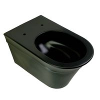 Товар: MONACO Унитаз подвесной, безободковый, керамика, черный матовый 32063 - фото 2 MONACO Унитаз подвесной, безободковый, керамика, черный матовый 32063 — фото 2, Подвесные унитазы