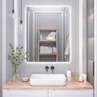 Зеркало с LED-подсветкой SIRIUS (80*100) /AQUA DE MARCO SIR80/100 — фото 1, Зеркала в ванную комнату