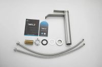 Смеситель для раковины высокий BELZ , сатин арт-B11812-1 — фото 9, Смесители для раковины