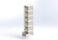 Шкаф-пенал Aquanet Верона 30 белый (подвесной) 00175390 — фото 4, Пеналы для ванной комнаты