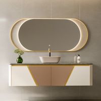 Раковина накладная ABBER Rechteck светло-бежевая матовая арт-AC2200MBE — фото 5, Раковины накладные