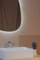 Зеркало ABBER Teil с подсветкой, бесконтактный выключатель, диммер арт-AG6501S — фото 3, Зеркала в ванную комнату