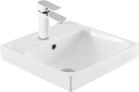 Тумба с раковиной Aquanet Слим 40 напольная 2 ящ. цв.белый сатин арт-00348174 — фото 10, Тумбы с раковиной