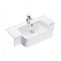 Раковина HOTEL B 81, белая 1A710231PI010 — фото 1, Раковины подвесные