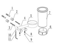 Товар: Стакан для зубных щеток с держателем ABBER Osten 316 AA1860BST сталь брашированная - фото 2 Стакан для зубных щеток с держателем ABBER Osten 316 AA1860BST сталь брашированная — фото 2, Стаканы для зубных щеток