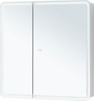 Зеркальный шкаф Aquanet Оптима 80 LED антипар 00353807 — фото 8, Зеркальные шкафы в ванную