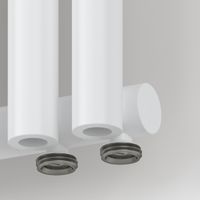 Отопительный радиатор Сунержа Эстет-0 EU50 правый 1200х180 4 секции Матовый белый арт-30-0321-1204 — фото 1, Радиаторы отопления