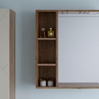 Товар: Шкаф навесной открытый Бриклаер КРИСТАЛЛ 20 см, дуб крафт табачный 4627125417016 - фото 1 Шкаф навесной открытый Бриклаер КРИСТАЛЛ 20 см, дуб крафт табачный 4627125417016 — фото 1, Шкафы для ванной