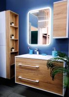 Зеркало с LED-подсветкой MARONI (55*80) /AQUA DE MARCO Mar55/80 — фото 3, Зеркала в ванную комнату