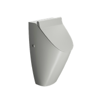 COMMUNITY с безободковой системой смыва с крышкой фаянсовый серый матовый арт-909817 — фото 1, Писсуары