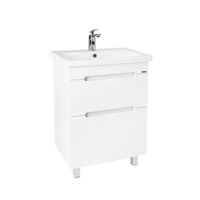 Тумба под раковину VIANT МАРСЕЛЬ 60 подвесная белый арт-VMAR60CO-T2Y — фото 5, Тумбы под раковину