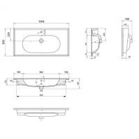 Товар: Тумба с раковиной ORKA Likya 100 подвесная, белый матовый 5002490 - фото 6 Тумба с раковиной ORKA Likya 100 подвесная, белый матовый 5002490 — фото 6, Тумбы с раковиной