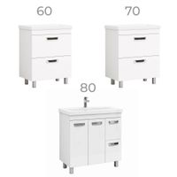 Тумба под раковину VIGO Plaza 70 напольная белый (tn.PLA.COM.70.2Y) — фото 8, Тумбы под раковину