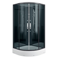 Душевая кабина ERLIT 57 серия тонированное стекло арт-ER571017-C24-RUS — фото 1, Душевые кабины