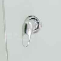 Душевая кабина RGW AN-208 90x90x200, полукруглая, раздвижные двери, профиль матовый хром, стекло прозрачное, арт-381320899-12 — фото 14, Душевые кабины