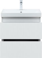 Товар: Тумба с раковиной Aquanet Альтера 60 цв. белый матовый 00340885 - фото 8 Тумба с раковиной Aquanet Альтера 60 цв. белый матовый 00340885 — фото 8, Тумбы с раковиной