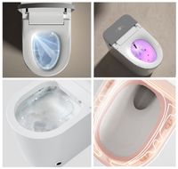 Унитаз ESTER Smart напольный с дистанционным управлением Ceruttispa CT10617 (680x400x470) — фото 5, Напольные унитазы