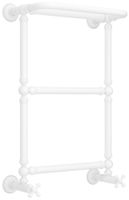 Полотенцесушитель водяной Сунержа Ренессанс 1386 660x400 Матовый белый арт-30-0281-6640 — фото 4, Водяные полотенцесушители