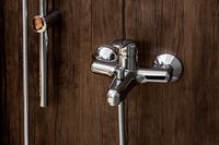 OneLife смеситель для ванны/душа однорычажный полимерный, хром арт-P01-100cr — фото 6, Смеситель для ванны