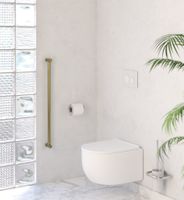 Поручень прямой Поручень Сунержа прямой d 28 мм / L 800 Состаренная латунь арт-051-3012-0800 — фото 1, Поручни для ванной