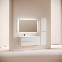 Товар: Тумба подвесная SANCOS Folk левая 1195х445х500, c двумя ящиками оснащенными доводчиками, Bianco, арт.FL120LW - фото 3 Тумба подвесная SANCOS Folk левая 1195х445х500, c двумя ящиками оснащенными доводчиками, Bianco, арт.FL120LW — фото 3, Тумбы под раковину