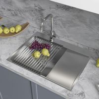 Товар: Кухонная мойка Reflexion Iseo RX2250GD брашированное золото - фото 356 Кухонная мойка Reflexion Iseo RX2250GD брашированное золото — фото 356, Кухонные мойки