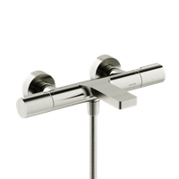 Термостатический смеситель для ванны и душа SANCOS Etna, брашированный никель, PVD покрытие, арт. SC9006BN — фото 1, Смеситель для ванны