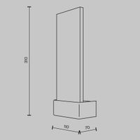Настенный светильник (бра) Maytoni MOD318WL-L3BS3K — фото 2, Бра