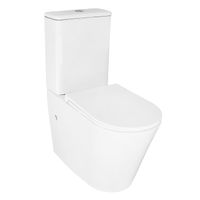 Унитаз-компакт Azario LANDER 350х630х795 напольный, безободковый, слив "Торнадо" с быстросъемным сиденьем "Микролифт" арт-AZ-1257A — фото 1, Напольные унитазы